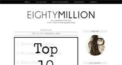 Desktop Screenshot of eightymillion.com